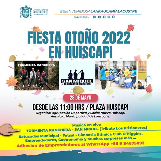 En este momento estás viendo ¡FIESTA OTOÑO 2022 EN HUISCAPI!