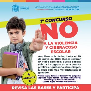 Lee más sobre el artículo 1° CONCURSO NO A LA VIOLENCIA Y CIBERACOSO ESCOLAR.