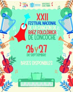 Lee más sobre el artículo BASES XXII FESTIVAL NACIONAL DE LA CANCIÓN CHILENA DE RAÍZ FOLCLÓRICA DE CHILE.